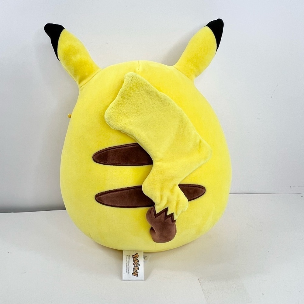 Pokémon PIKACHU SQUISHMALLOW Stuffed Animal Plush 10" Kellytoy - Picture 4 of 10